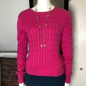 Polo Ralph Lauren Pink round neck sweater